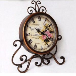 Shabby Chic Vintage Desktop Clock